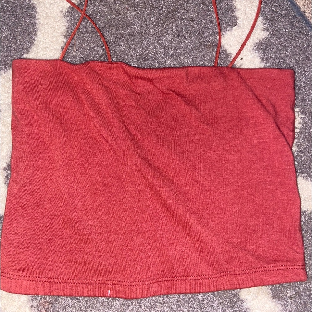 juniors cropped tank top